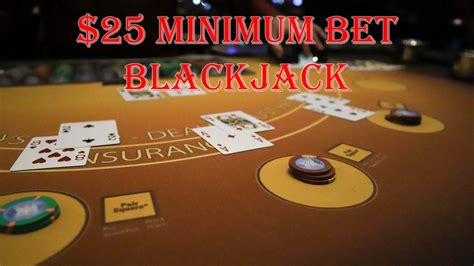  live blackjack minimum bet